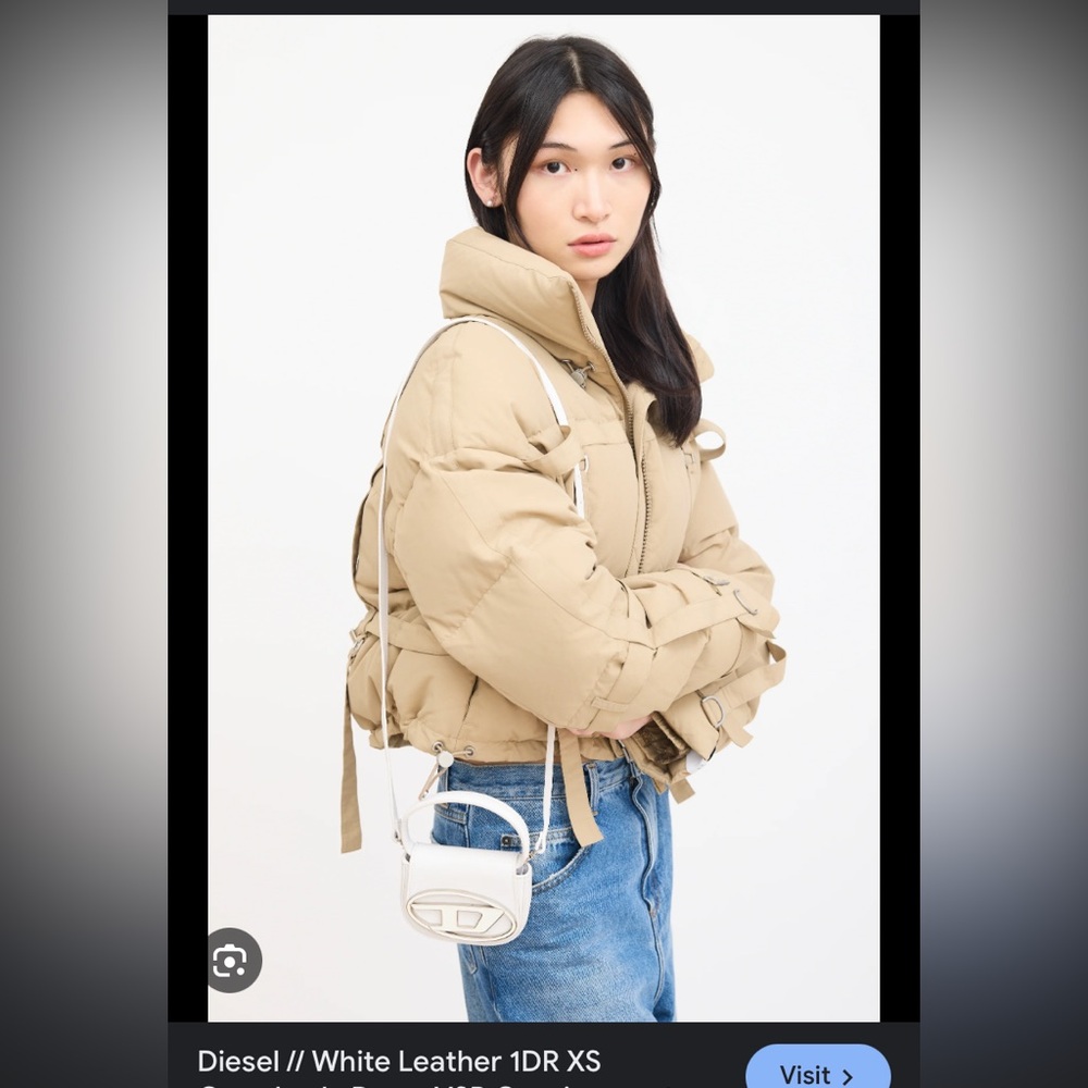 Diesel 1DR XS Leather Tote Bag - Picture 15 of 16